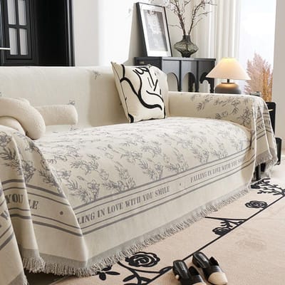 Nordic Chenille Sofa Handdoek Vier Seizoenen Universeel Antislip Anti-Kras Sofa Hoes Doek Anti-Kreuk Dubbelzijdig Beschikbare Hoes 180*130cm