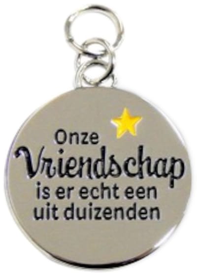 Bedeltje - Vriendschap - Charms for you