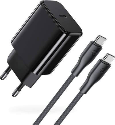 30w usb-C Adapter + usb-C naar usb-C Kabel - Usb C Snellader - Super Fast Charger - 1 Meter - Extra Sterk