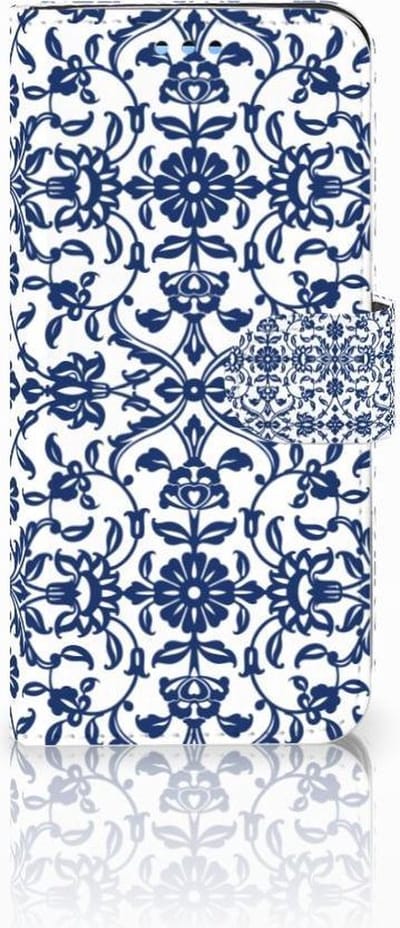 Samsung Galaxy S9 Hoesje Flower Blue
