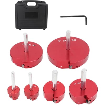 PVC Pijp Ruimer Gereedschap voor PPRK6 Plastic Pijpfitting Ruimer 6-delige Set Past in Standaard 1/2 Inch