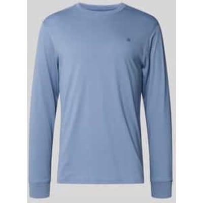 Shirt met lange mouwen en ribboorden
