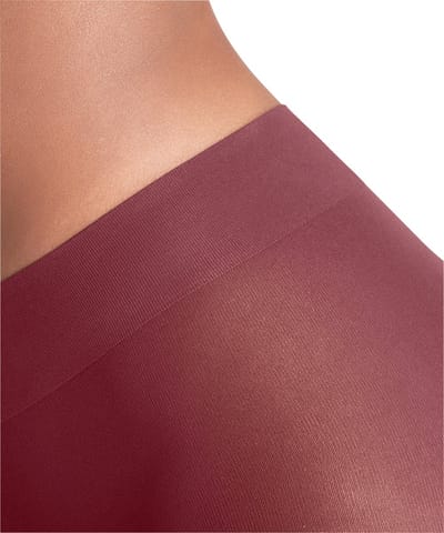 FALKE Matt Deluxe eenkleurig materiaal transparant 30 DEN panty dames rood - maat M