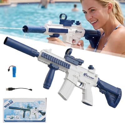 Elektrisch Waterpistool - Automatisch Waterpistool Met Één Druk Op De Knop - Waterpistolen Voor Volwassenen En Kinderen - Verjaardagscadeau