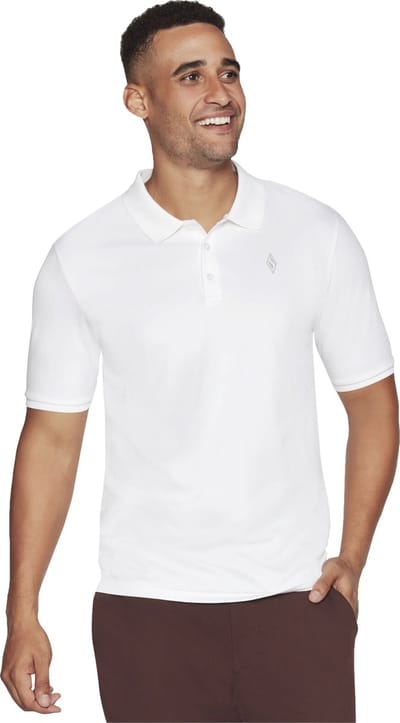 Skechers Apparel Off Duty Poloshirt Heren T-shirt M3TO45 100 WHT wit