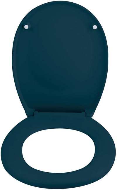 Unyqoos® Ovaal toiletdeksel met zachte sluiting en antibacteriële afwerking voor comfort