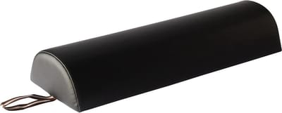 ZenGrowth® Massagetafel Knierol Halfrond klein – Zwart – 66 cm x 15 cm – Rolkussen – Kniekussen – Handige ritssluiting – Comfortabel - Hygiënisch