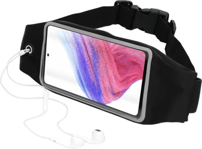 Mobiparts Comfort Fit Sport Belt geschikt voor Samsung Galaxy A53 5G - Zwart
