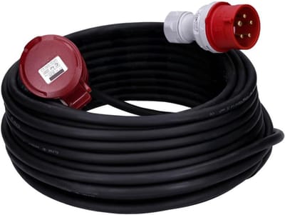 CEE Verlengkabel 5-Polig 400V Sterkstroomkabel H07RN 5x1,5 mm² 16A IP44 25 Meter