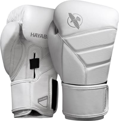 Hayabusa T3 Kanpeki Bokshandschoenen - Leer - Arctisch Wit 12 oz