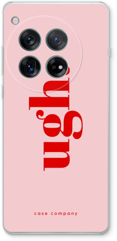 Case Company® - Hoesje geschikt voor OnePlus 12r hoesje - Ugh - Soft Cover Telefoonhoesje - Bescherming aan alle Kanten en Schermrand