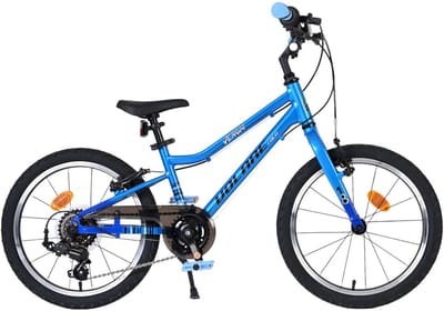 Volare Venom Kinderfiets - Jongens - 18 inch - 6 Speed - Blauw - Twee handremmen