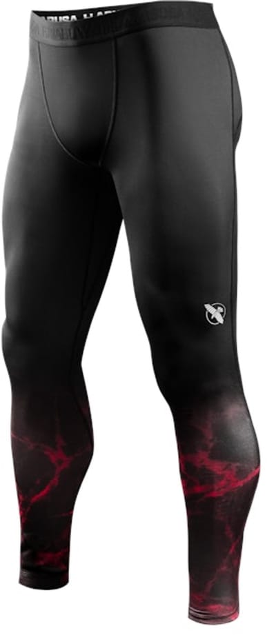 Hayabusa UFC BJJ Heren Spats - Zwart/Rood - maat M