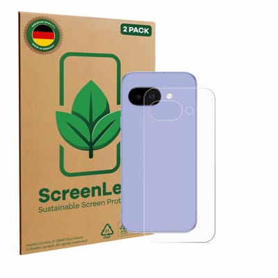 2 Stuks Screenprotector voor Google Pixel 9a (Achterkant) - Hoogwaardige Beschermfolie transparant