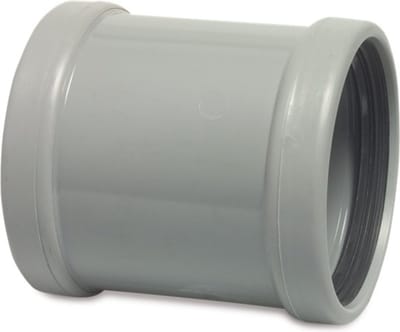 REPARATIESOK PVC-U 125 MM SN4 MANCHET DN125 GRIJS KOMO/BENOR