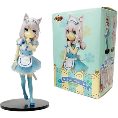 Figurine anime Nekopara 18cm fille kawaii chocolat mignonne figurine d'action maid vanille figurine PVC modèle de collection poupée jouets cadeau