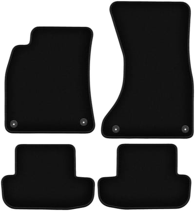BASIC zwarte veloursmatten voor: Audi A5 8T coupé (2008-2018)