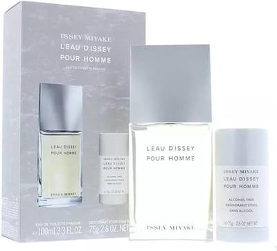 Issey Miyake L'eau D'issey Pour Homme Eau De Toilette 75ml Vaporizador + Desodorante Stick 75gr