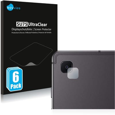 Savvies - Screenprotector voor Samsung Galaxy Tab S6 Lite LTE 2022 (ALLEEN Camera Lens) - Folie Beschermfolie transparant 6 Stuks
