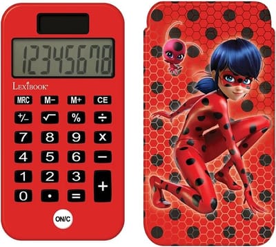 Miraculous 8 Digits Pocket rekenmachine met bescherming hoes