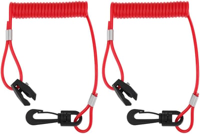 Dailygoods- Kill Switch - 2 Stuks - Compatibel met Johnson/Evinrude/OMC/Sierra - Noodstopsysteem - Vervangend Onderdeel - Betrouwbare Veiligheidswerking - Buitenboordmotor Veiligheidssysteem