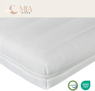 MIA Sleep Hotel Topdekmatras - Hotel Topdekmatras - 70x190 - HR45 Koudschuim - Hybrid - Gemiddeld - Luxe Tijk - Circa 10 cm