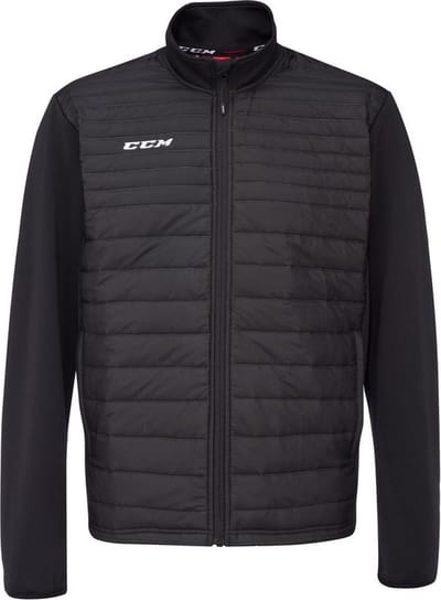 CCM - Team Quilted - Sportvest - Lange mouw - Volwassenen - Zwart - S