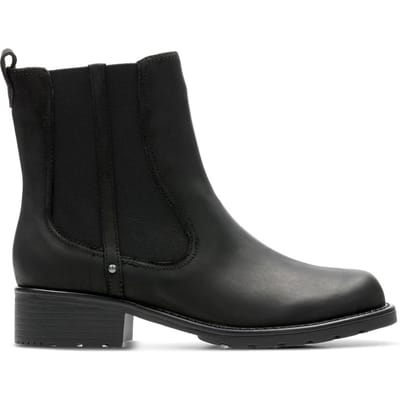 Clarks - maat 42- Orinoco Club Dames Laarzen - Black Leather