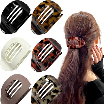 Zes Sterke Grip Haarspelden voor Vrouwen - Mode Accessoires voor Dikke en Fijne Haarstijlen