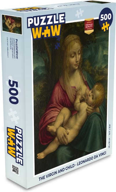 Puzzel The virgin and child - Leonardo da Vinci - Legpuzzel - Puzzel 500 stukjes