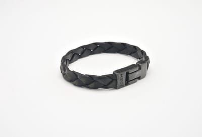 Josh-24902-Armband-Zwart-Heren-22,5cm
