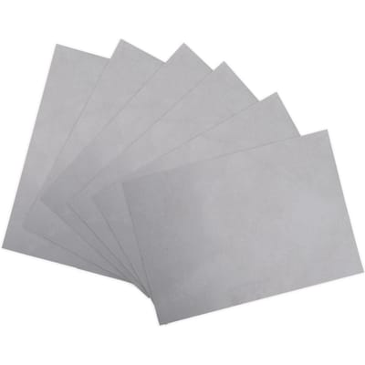 Kit de 6 patchs de réparation en PVC pour radeau gonflable, bateau, canoë, kayak, piscine - Usage polyvalent - Gris