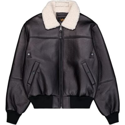 Alpha Industries Bomberjack - B-15 MOD - XL tot XXL - voor Mannen - zwart