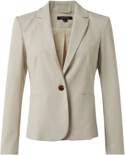 Vrouwelijke blazer met textuurpatroon COMMA