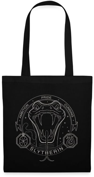 Harry Potter Zwadderich Lineart Tas Van Stof Schoudertas