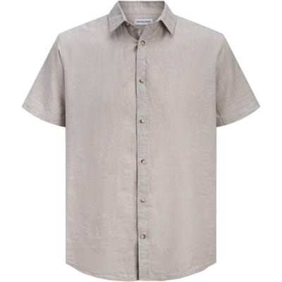 Jack & Jones Heren Overhemd regular fit Grijs L Volwassenen