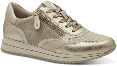 Jana Dames Sneaker Beige Goud 23774 499 H-breedte Maat: 37 EU