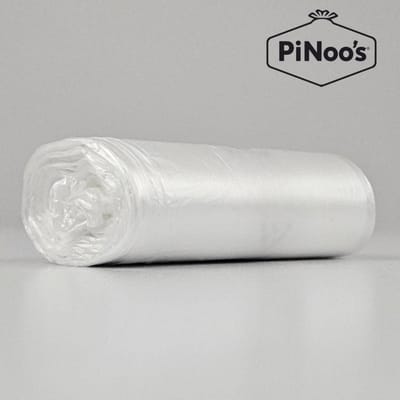Transparante Vuilniszakken 4 Liter | 10 rollen à 50 zakken - HDPE-plastic | 5 My | 31x37 cm - Kleine afvalzakjes 4L, Vuilniszakjes 4 liter, Toilet zakjes (03103701105)