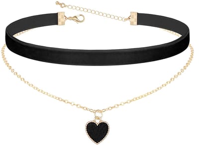 Dailygoods- Choker verstelbaar - Gelaagd - Dames - Sieraden - Gothic - Ketting - Halsketting