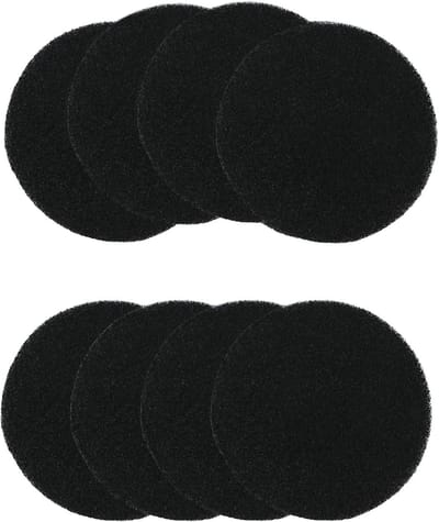 8 Stuks Compostfilters, Ronde Actieve Koolstoffilters voor Compostemmers tot 17 cm, Ideaal voor Afvalbeheer en Duurzaam Composteren