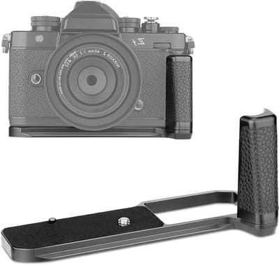 L-vormige camera grip voor Nikon ZF en Zf, Arca Swiss compatibel, snelontgrendelbare plaat en stevige ondersteuning