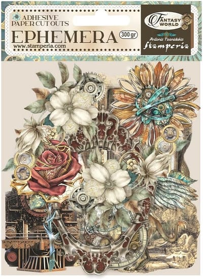 Stamperia - Sir Vagabond in Fantasy World Ephemera (39pcs) (DFLCT40)
