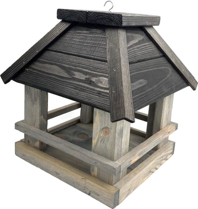 GARDEN SPIRIT Hangend Vogelvoederhuisje FSC Hout Robuust 23x23x29 cm