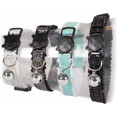 Duvo+ Kattenhalsband Glitter Diamanten 20-30CM / 10MM