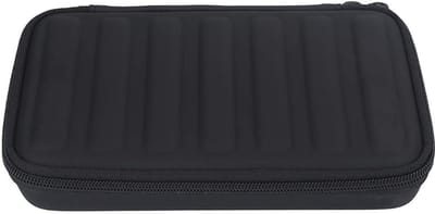 Dailygoods- Harmonica Case - PU Lederen Draagtas - Zwarte Tas - Voor 7 Harmonicas - Duurzaam - Lichtgewicht