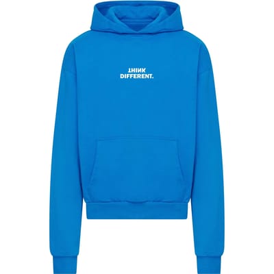 Mister Tee - Think Different Heavy Oversize Hoodie/trui - XS - Blauw
