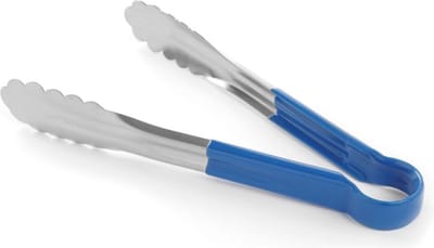 HENDI Serveertang – HACCP Norm – Blauw – 250 mm – Roestvrij staal