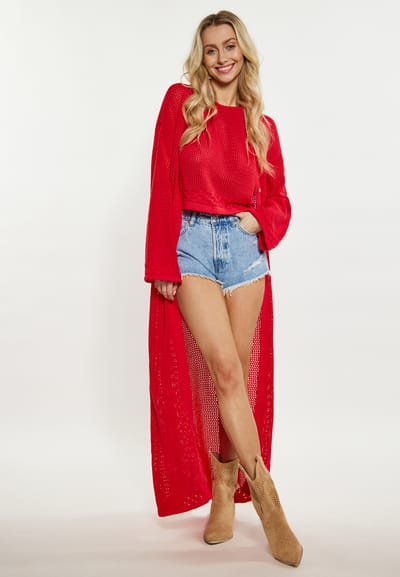 IZIA Vest Dames rood