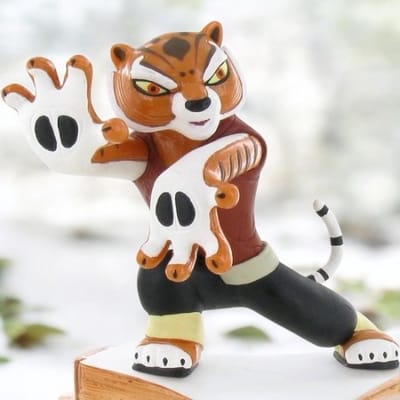 Kung Fu Panda - Tigress - Tijger Speelfiguur - 9cm