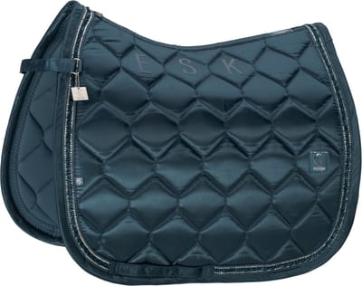Eskadron SS26 Classic Zadeldekje SATIN FRILLS - Ocean - PD
